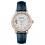 Disney Ingersoll ID00103 Ladies Watch The Trenton Union Quartz Stainless Steel Polished Dial White Strap Strap  Color  Blue