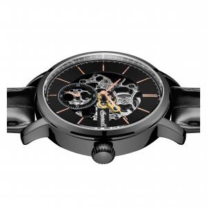 Ingersoll 1892 I05705 Mens The Smith Movement Automatic Case Stainless Steel Dial Black Strap Leather Black Matt